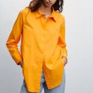 H&M | Oversized Poplin Button Down Shirt